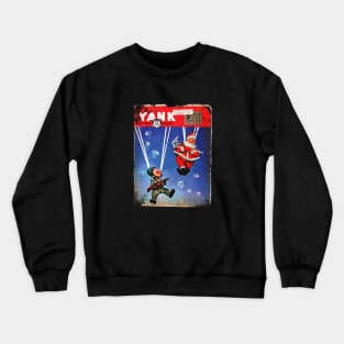 Yank Magazine 1943 WWII Paratroops Santa Claus Crewneck Sweatshirt